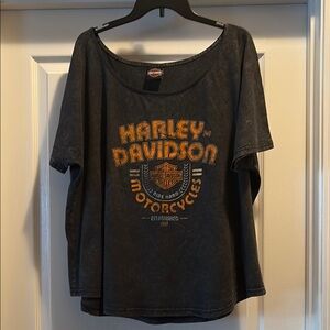 Harley-Davidson Dark Gray /blackGraphic T-Shirt